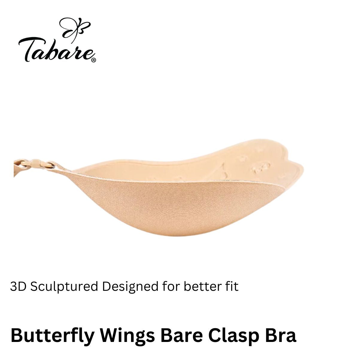 Butterfly Wings Bare Clasp Reusable Adhesive Bra - Baretique