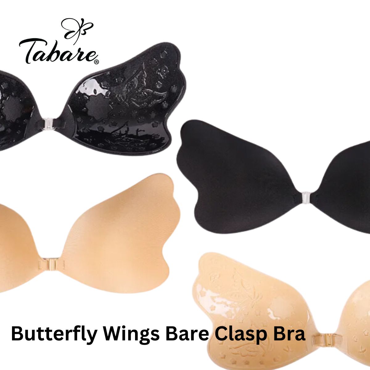 Butterfly Wings Bare Clasp Reusable Adhesive Bra - Baretique