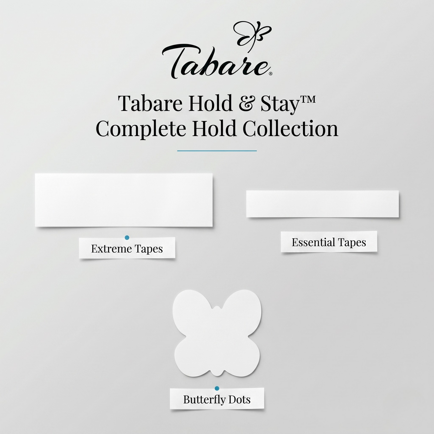 Hold & Stay™ Butterfly Invisible Skin and Clothing Dots