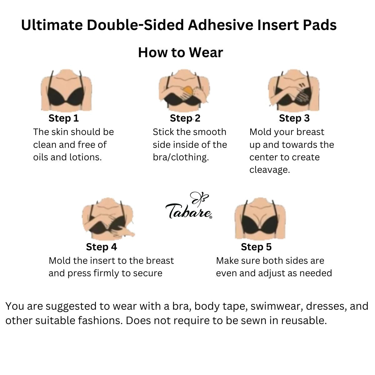 Ultimate Double-Sided Adhesive Insert Pads - Baretique