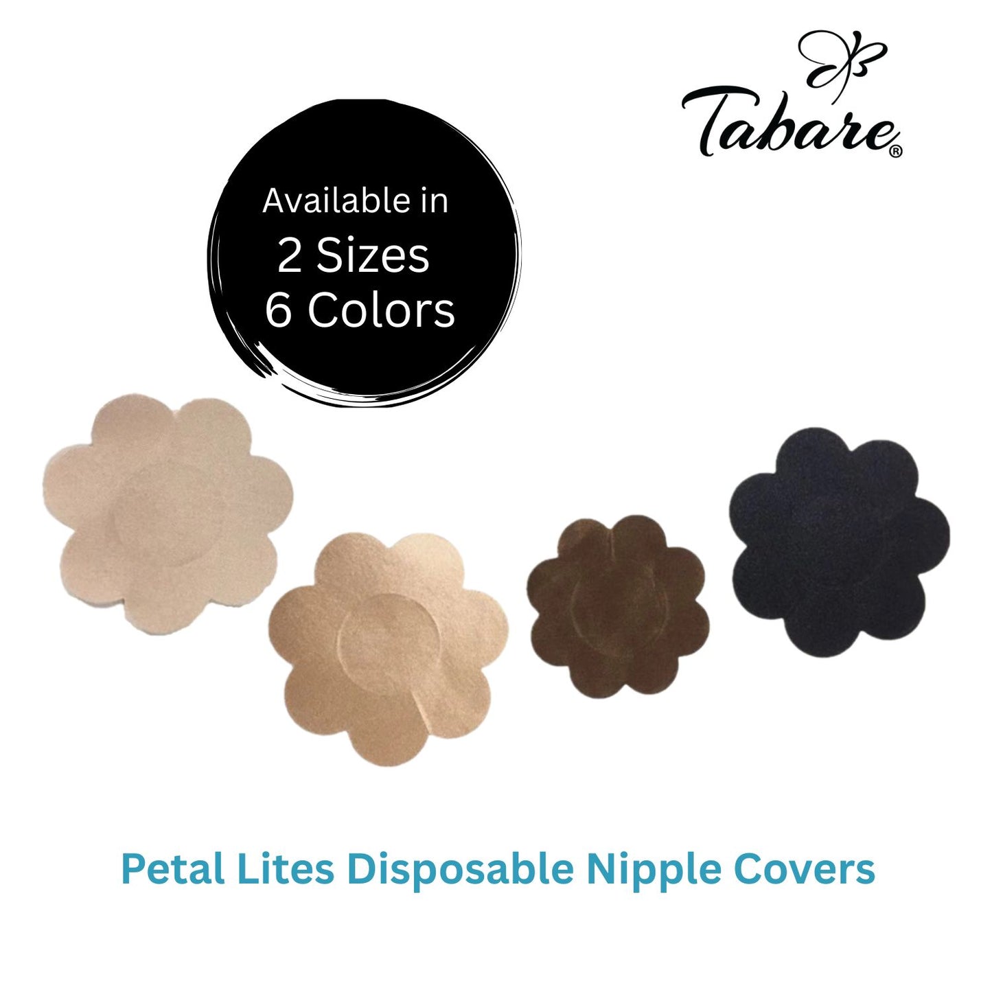 Tabare Petal Lites Disposable Satin Nipple Covers