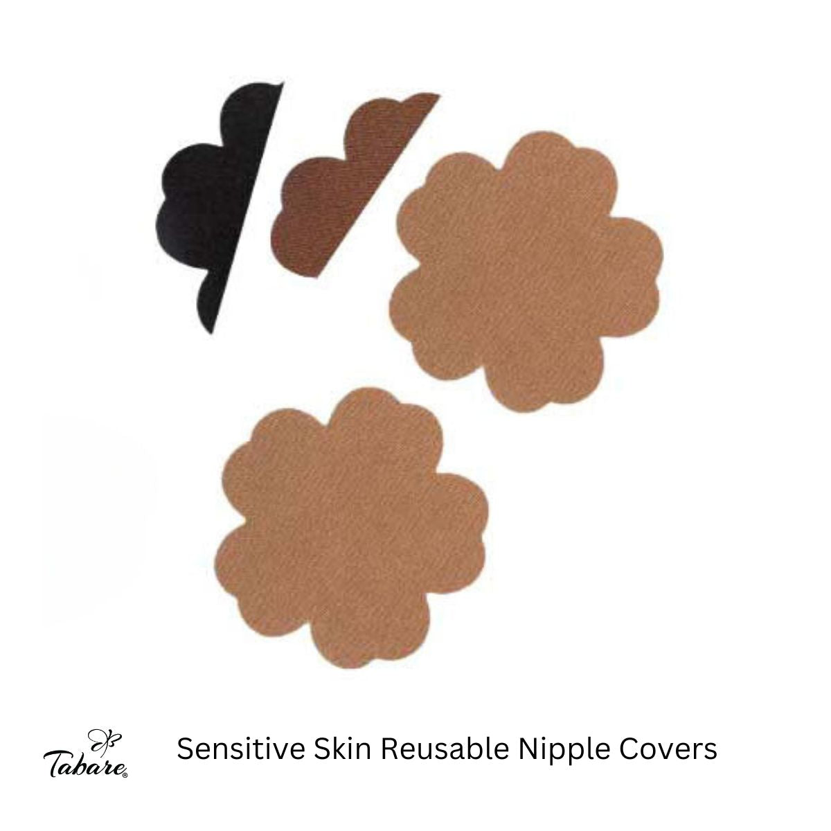 Tabare Sensitive Skin Petals Reusable Nipple Covers
