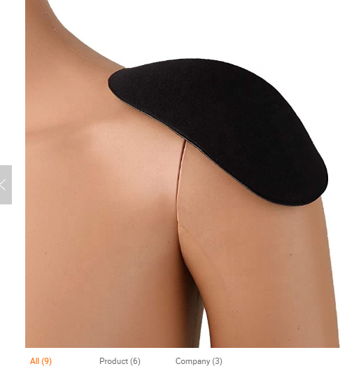 Oval Push Up Shoulder Pads - Baretique