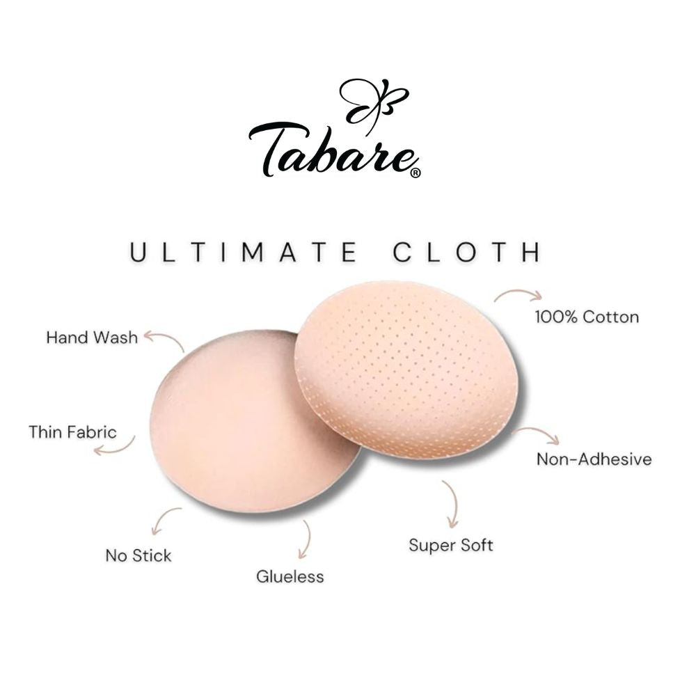 Ultra Light Fabric Non-Adhesive Nipple Covers - Baretique