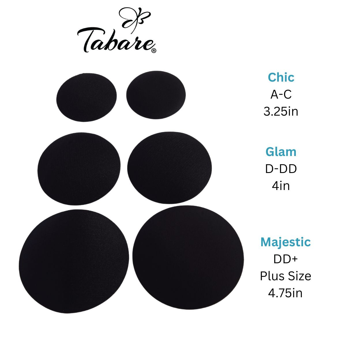 Ultra Light Fabric Non-Adhesive Nipple Covers - Baretique