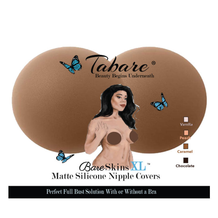 Bare Skins XL Matte Silicone Nipple Covers - Baretique