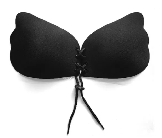 Butterfly Wings Adjustable Lace Up Bare Bra