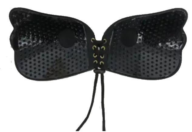 Butterfly Wings Adjustable Lace Up Bare Bra