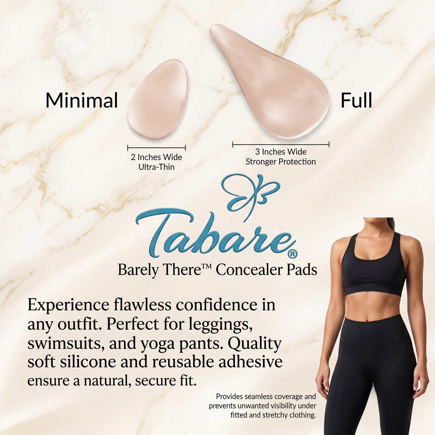 Barely There™ Concealer Pad - Smoothing, no show Frontal Coverage
