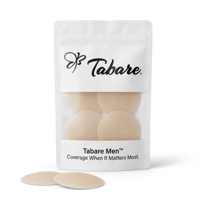 Tabare Men Performance Reusable Silicone Nipple Protectors Package
