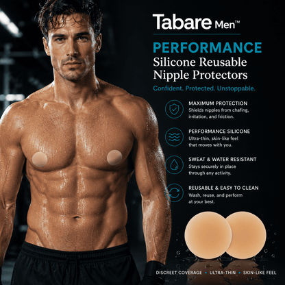Tabare Men Performance Reusable Silicone Nipple Protectors info