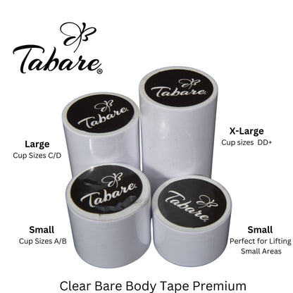 Clear Bare Body Tape Premium