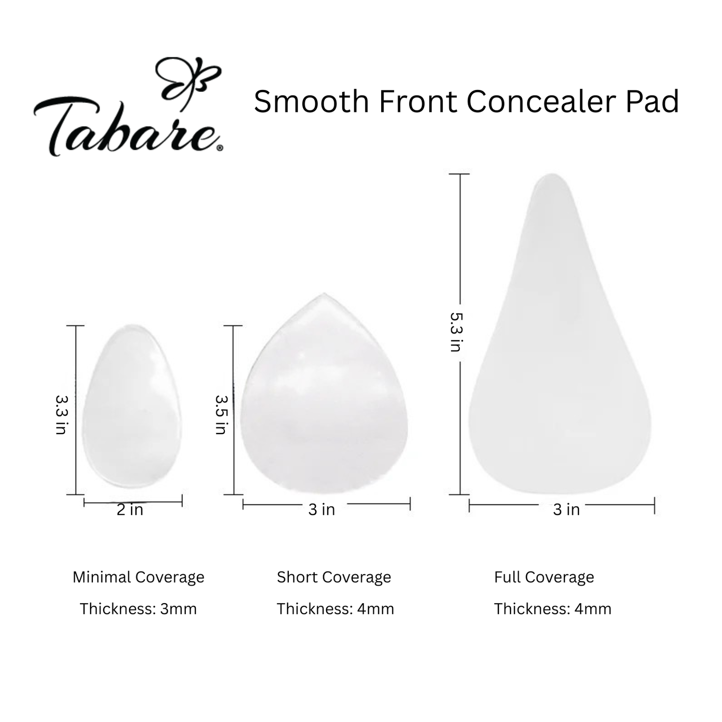 Barely There™ Concealer Pad - Smoothing, no show Frontal Coverage