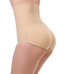 High Waist Seamless Padded Panty - Baretique
 - 1